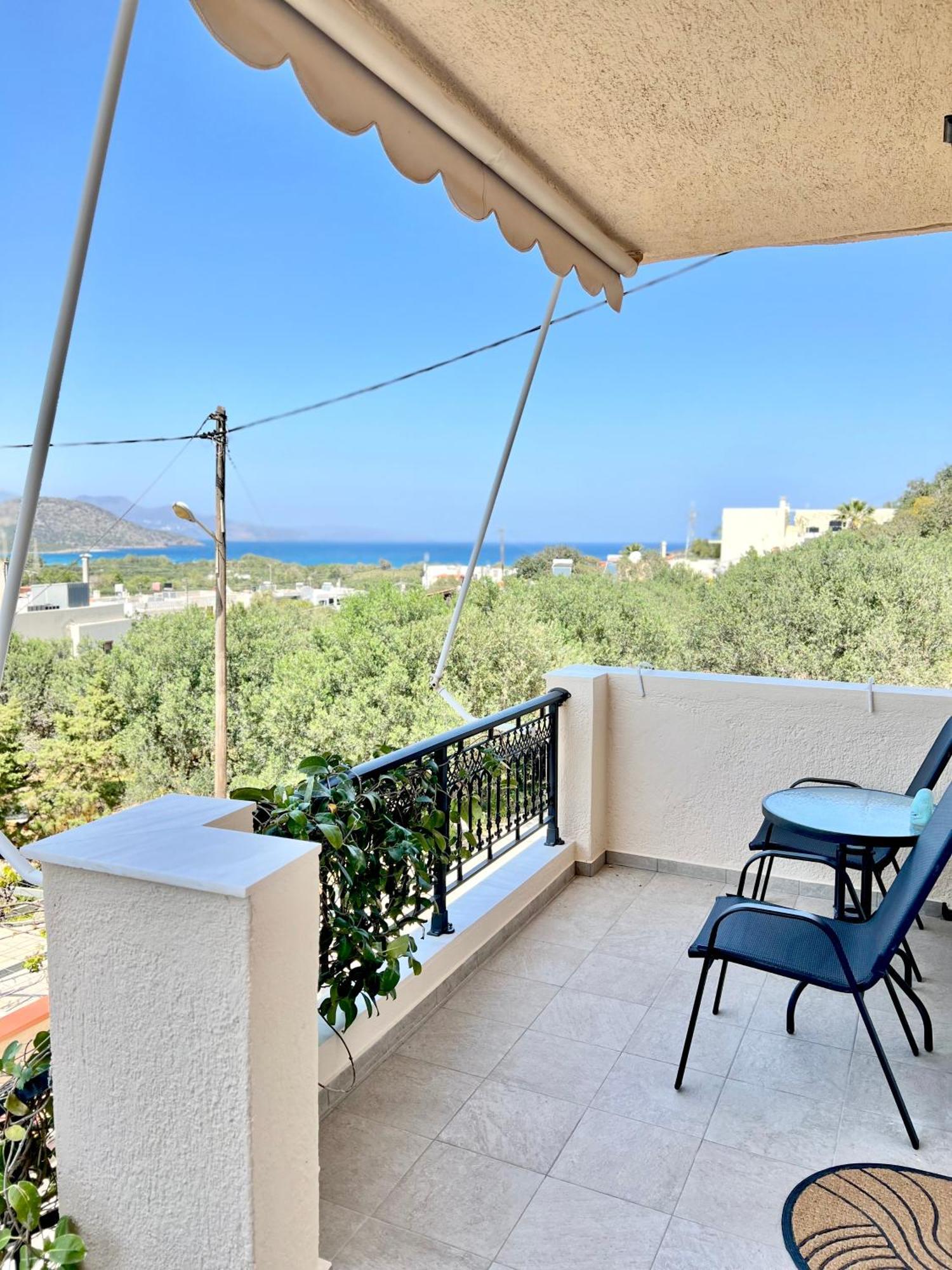 “Shiny” Sea View Apartment At Istron Ágios Nikolaos Exterior foto